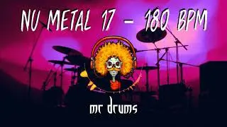 Nu Metal 17 - 180 BPM | Backing Drums | Only Drums