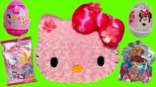HUGE Hello Kitty  BLIND BAG  Filly Mermaid SMURFS Disney Princess SURPRISE EGGS MINNIE MOUSE ハローキティ