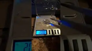 Проверка весов разновесами...