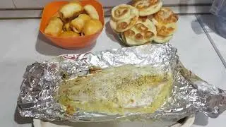 Приготовление феле судака на луковой подушки!!!
