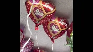 Dollar Tree~ Valentine’s Balloon. #shorts