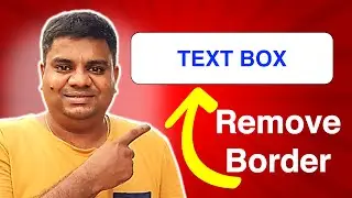 How to Remove the Outline of a Text Box