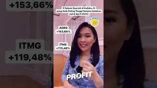 5 Saham Syariah Penghasil Cuan di JII (Jakarta Islamic Index) | Sampai dengan 8 April 2022