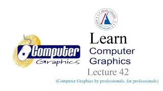 Computer Graphics Lecture 42 (Input Output Devices)