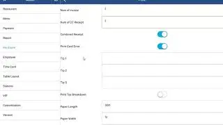 Setup Receipt Printer