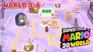 How To Complete 5-6 CakeWalk Flip world SUPER MARIO 3D WORLD BOWSER'S FURY 100% Complete All Stars