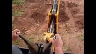 Operação de retroescavadeira vídeo aula- Backhoe Operation Classroom Video