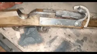 Разборка фитильного мушкета.