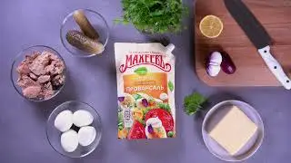 Салат с рыбными консервами и майонезом