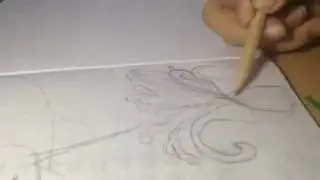 как нарисовать птицу& калибри &