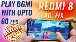 Redmi 8 - BGMI Get Upto 60 FPS & Fix Lag 