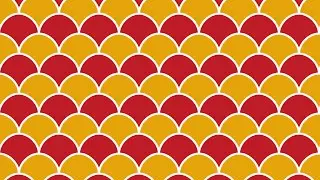 Seamless Fish Scale or Fan Pattern in Inkscape