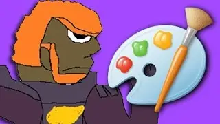 SMASH 4 IN MICROSOFT PAINT 3!