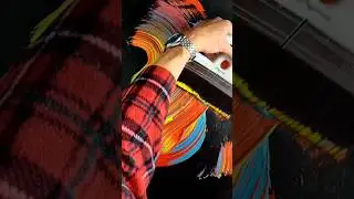 Acrylic abstract painting with large brush #largebrush #acrylicabstract #painting