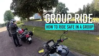 Motorcycle Group Riding Tips - Husqvarna Svartpilen 401 & Big Cruisers