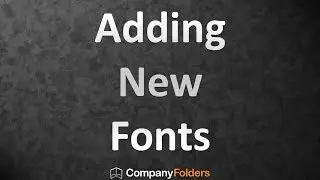 Adding New Fonts to Your Free Design Template