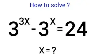 A Nice Olympiad Exponential Problem.
