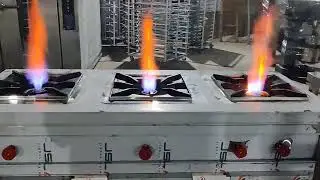 commercial kitchen setup, Gas Burner Range, Working table, #commercialkitchenequipment