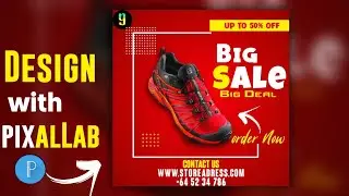 How to Design this Banner for social Media | Social Media banner design with pixalLab |Jawad HuXaifa