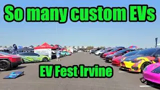 It's not just Tesla showing up at EV Fest anymore. Check out all the different EVs.