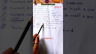class 11 /sem 1/CU/B.Com /accountancy/commerce/journal entries/#part6 #shortsvideo