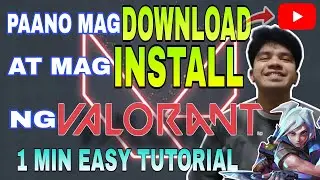 PAANO MAG DOWNLOAD AT MAG INSTALL NG VALORANT SA PC? 1 MIN EASY TUTORIAL | PISONET GAMES