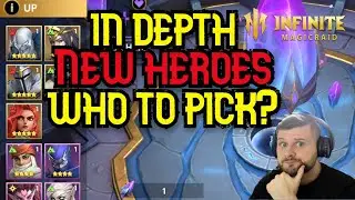Infinite Magicraid New Heroes Review! Miracle Wish Who To Focus!