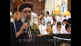 عظة الجمعة العظيمة من كنيسة العذراء مريم بالزيتون بتاريخ 3/5/2013- القمص بطرس جيد