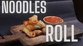 THIS NOODLES ROLL TOOK ME 5 MINUTS TO PREPARE