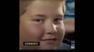 Staring kid at baseball