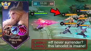 20 KILLS! 💀 LANCELOT BEST BUILD TO HARD CARRY YOUR TEAM IN SOLO RANK GAME! (Must Watch!) - MLBB