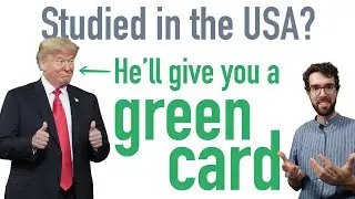 Trump likes green cards... and more about the Elections