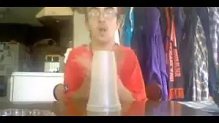 Me doing the cup song