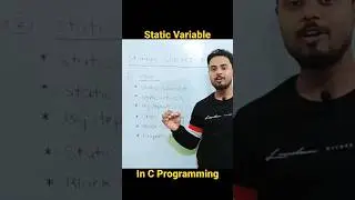 Static Variable in C Programming | static Storage Classes in C Programming