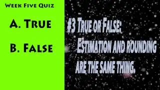 Week 5 Quiz