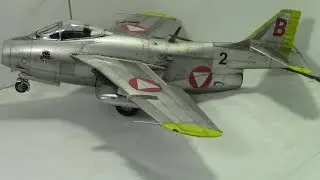 Презентация готовой модели Saab J-29F Tunnan от Hobby Boss