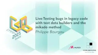 Live-Testing bugs in legacy code with test data builders & mikado method - Philippe Bourgau  CPPP 21