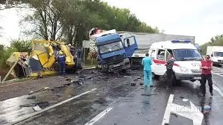 Жесткие дтп с участием грузовиков!