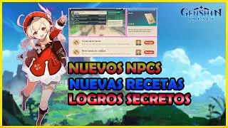 Sistema de Housing (Compra  Planos en NPC'S)/Nuevas Recetas /Logros Secretos/ GENSHIN IMPACT