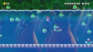 Super Mario Maker 2 Cheepcheep Dodge All The Enemy Level Code 7RS 84B X3G