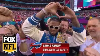 Damar Hamlin and Buffalo Bills medical staff receives standing ovation before Super Bowl LVII