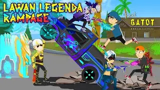 WITH GATOT @BocahAnimasi1, BERMUDA THROWS OUT AGAINST 3 RAMPAGE LEGENDS - YU ANIMATION