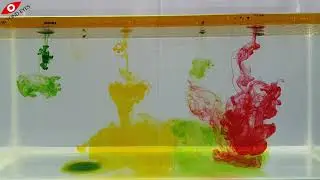 Mesmerizing Color Drop Rainbow in Water & Oil Mixture Experiment in-Tank | BeyondEyes