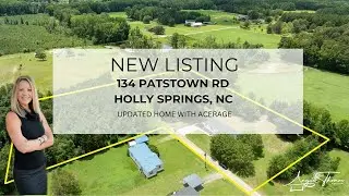 🏡 Just Listed! Fully Updated Home on 2.6 Acres in Holly Springs, NC🏡