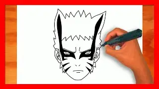 Como DIBUJAR a NARUTO modo BARION paso a paso