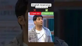 English Grammar Lesson ft. Kapil Sharma.#kapilsharma #sidharthmalhotra #jacquelinefernandez #english