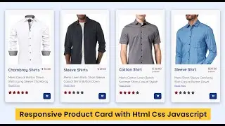 Responsive Product Card with 5 Star Rating and Read More Button with HTML CSS JAVASCRIPT
