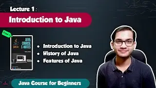 Introduction & History of Java | Features of Java | Java Course Lecture 1 | BlueJCode