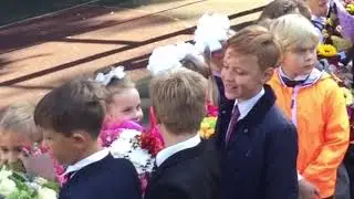 Ника Мацкевич пошла в школу 1 сентября 2017 года
