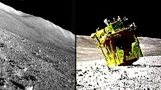 Shioli Lunar Crater Landscape revealed by JAXA's SLIM Moon Rover and Lander
